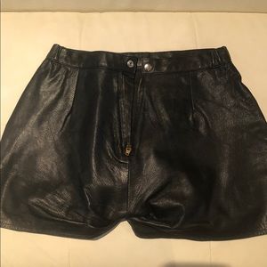 Leather Shorts